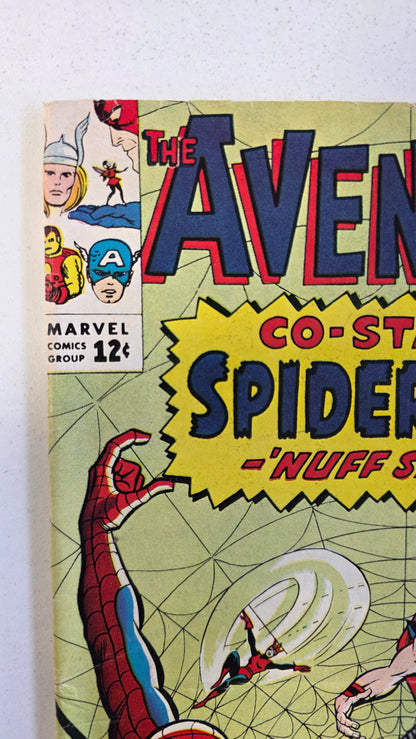Avengers (1963) #11 "The Mighty Avengers Meet Spider-Man" 2nd appearance of Kang