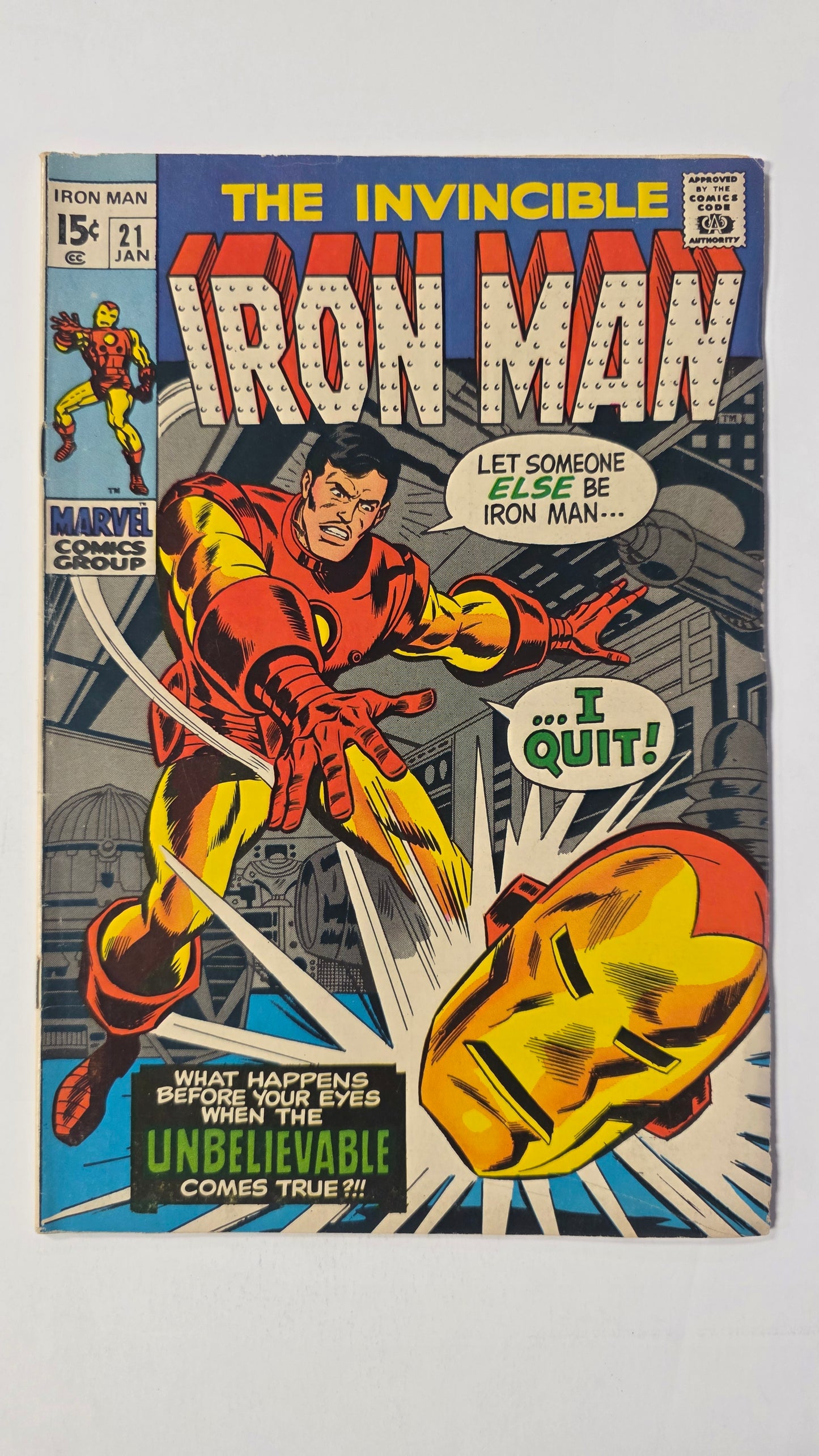 Iron Man (1968) #21 FN- 1st appearance of Alex Nevsky as third Crimson Dynamo