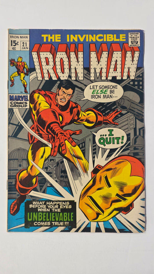 Iron Man (1968) #21 FN- 1st appearance of Alex Nevsky as third Crimson Dynamo
