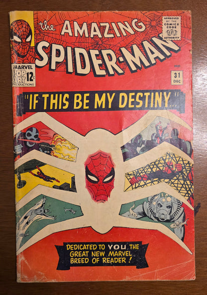 Amazing Spider-Man (1962) #031 1st Appearance of Gwen Stacy & Harry Osborn