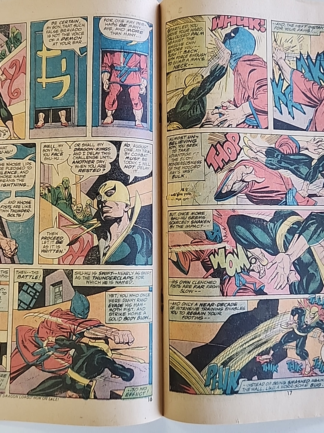 MARVEL PREMIERE (1972) #15 VG/F 1st Appearance of Iron Fist Danny Rand KEY MVS Intact