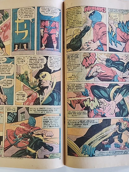 MARVEL PREMIERE (1972) #15 VG/F 1st Appearance of Iron Fist Danny Rand KEY MVS Intact