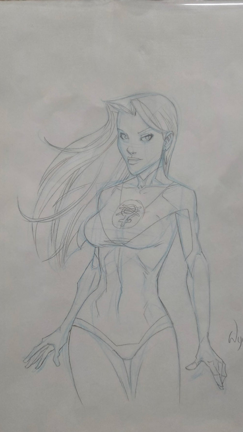 Ryan Ottley Atom Eve sketch