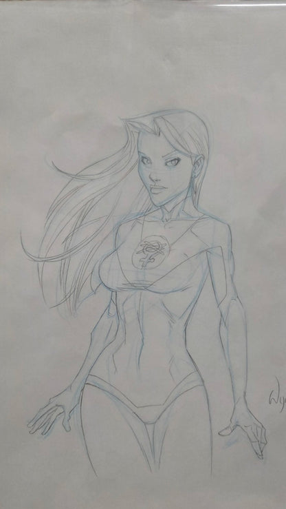 Ryan Ottley Atom Eve sketch
