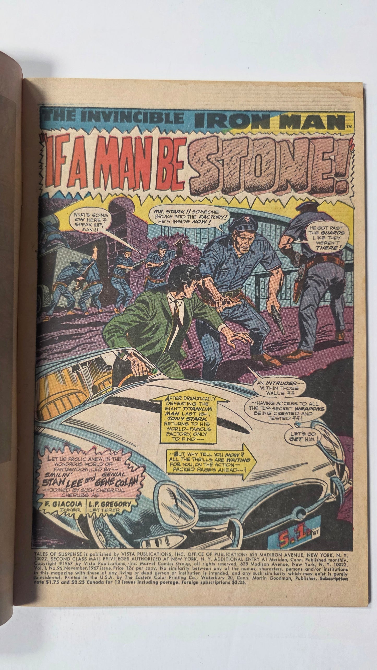 Tales of Suspense (1958) #95 VG+ (4.5) Comic Book