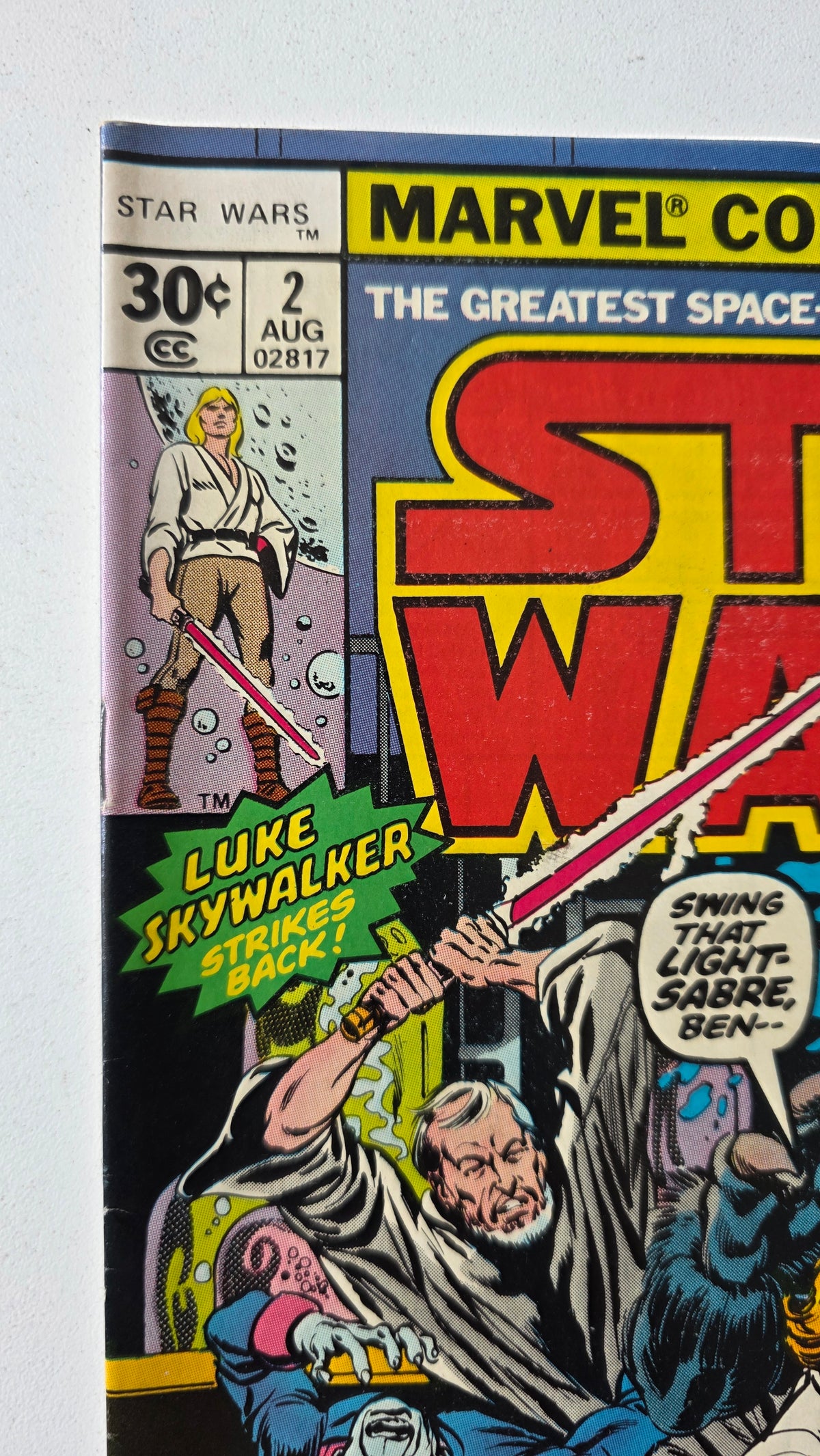 Star Wars (1977) #02 - "Six Against the Galaxy" 1st Appearance of Han Solo, Chewbacca, Obi Wan Kenobi Newsstand Edition