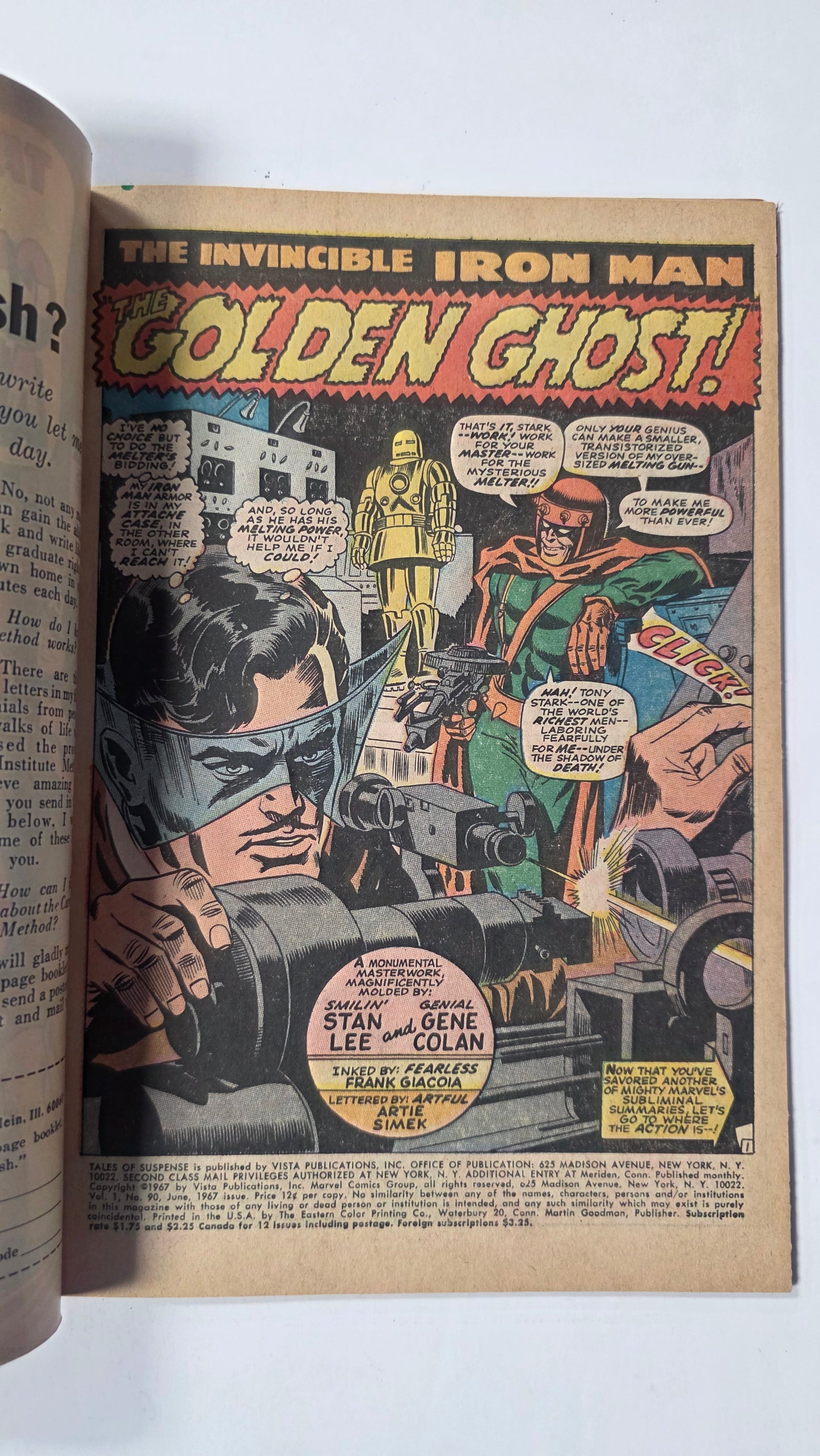 Tales of Suspense (1958) #90 FN/VF (7.0) Comic Book