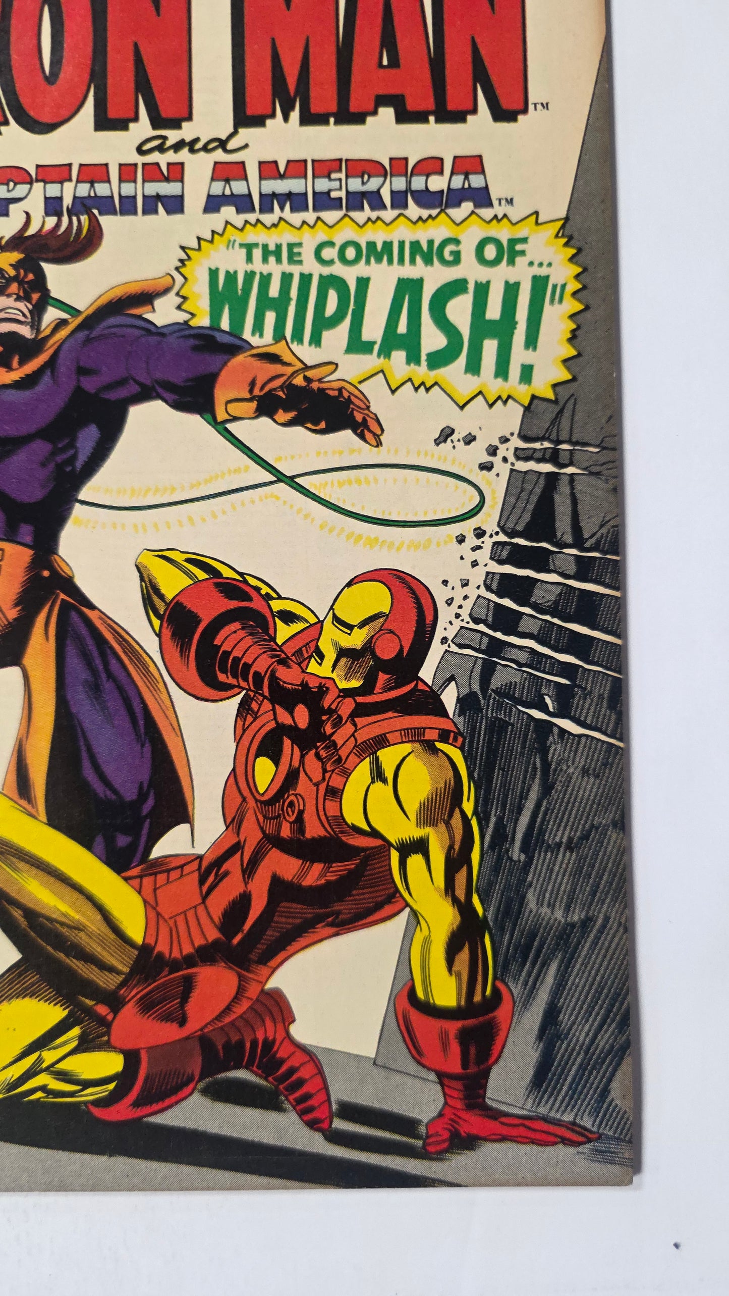Tales of Suspense (1958) #97 FN/VF (7.0) 1st appearance of Whiplash, 1st meeting of Cap and Black Panther