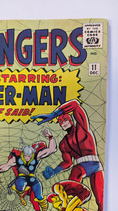 Avengers (1963) #11 "The Mighty Avengers Meet Spider-Man" 2nd appearance of Kang