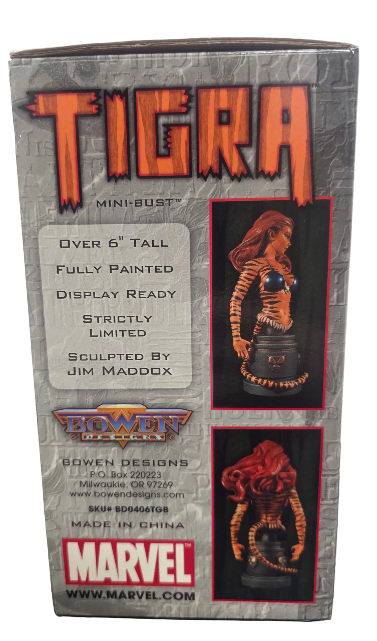 BOWEN DESIGNS TIGRA MINI BUST