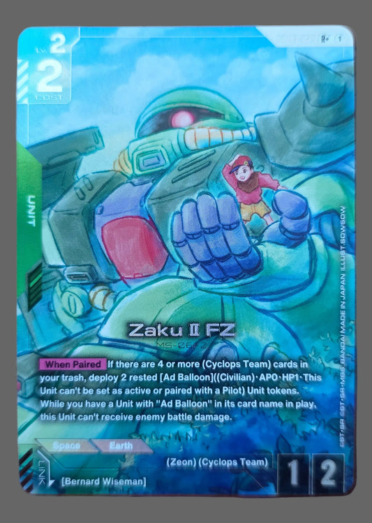 Zaku II FZ (R+) - Steel Requiem (GD03) Gundam Card Game