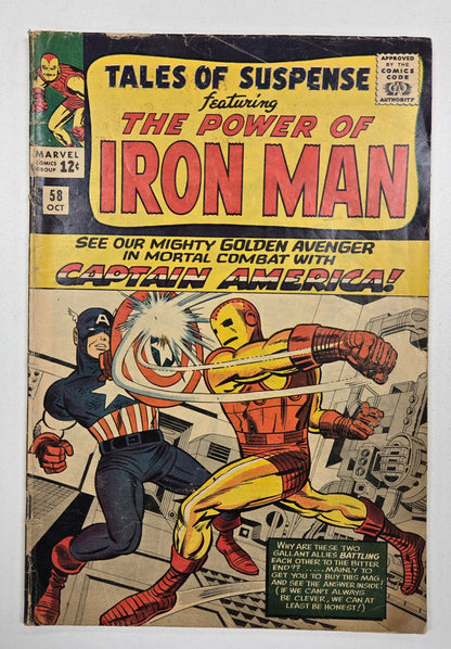 TALES OF SUSPENSE (1958) #058 VG-