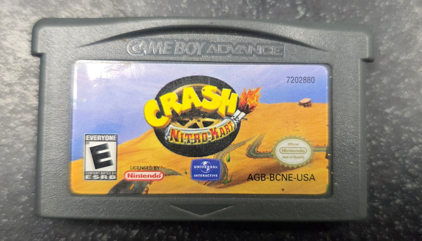 GBA CRASH NITRO KART