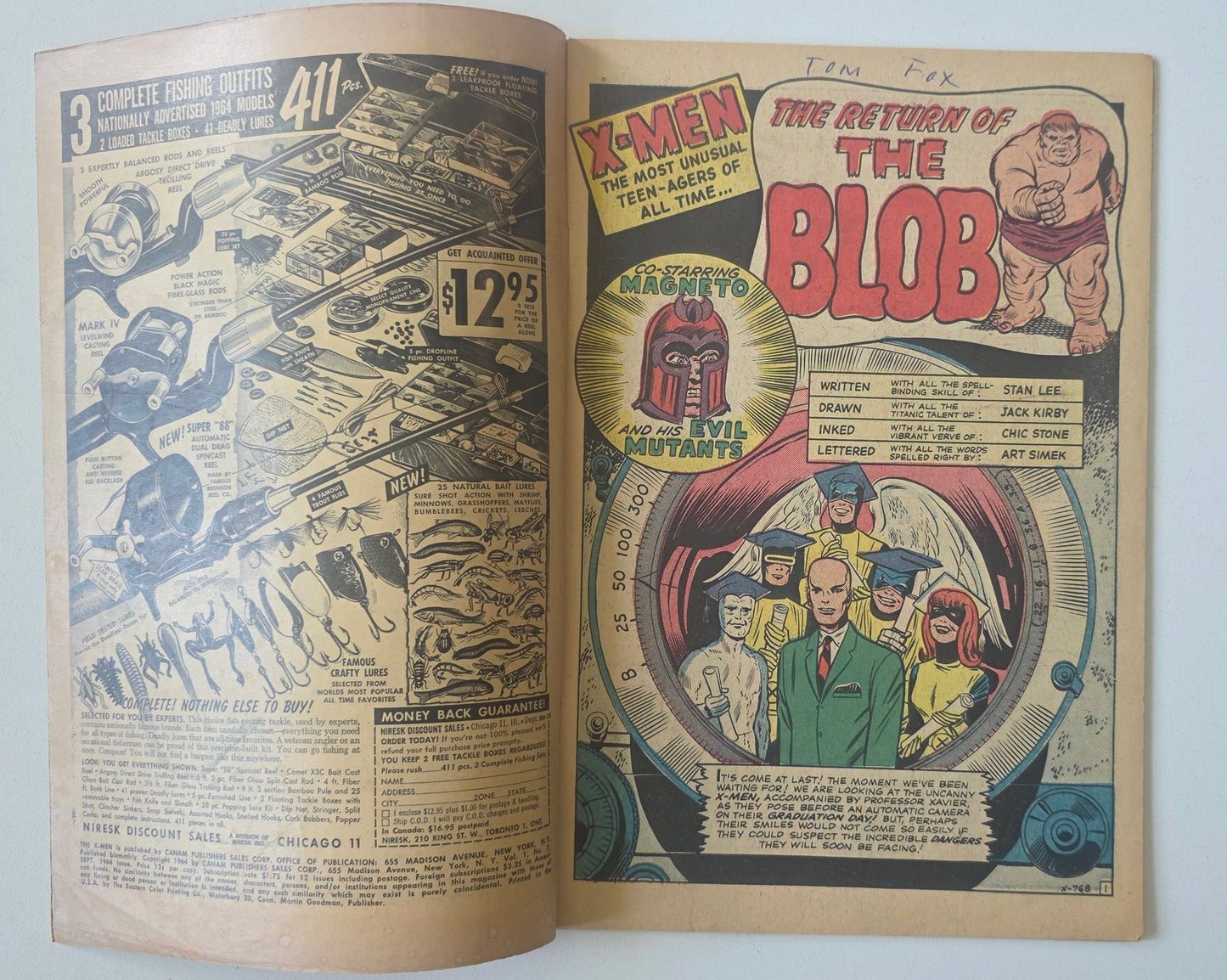 Uncanny X-Men (1963) #07 "The Return of the Blob" 2nd Appearance of the Blob