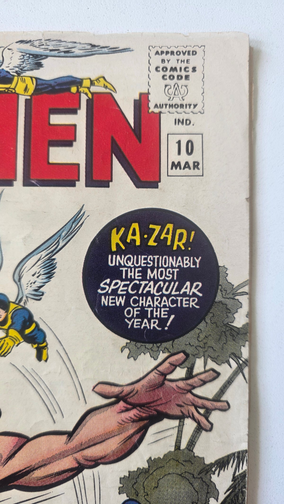 Uncanny X-Men (1963) #10 "The Coming of...Ka-Zar!" 1st Ka-Zar and Zabu in Silver Age, Intro of Savage Land