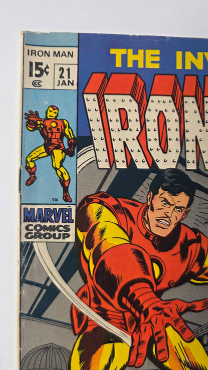 Iron Man (1968) #21 FN- 1st appearance of Alex Nevsky as third Crimson Dynamo