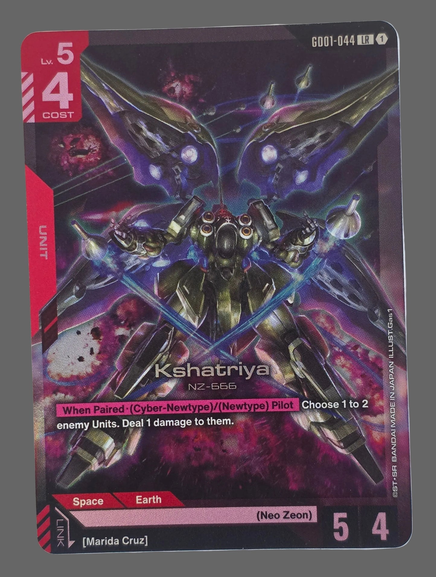 Kshatriya (GD01-044) - Newtype Rising (GD01) Gundam Card Game