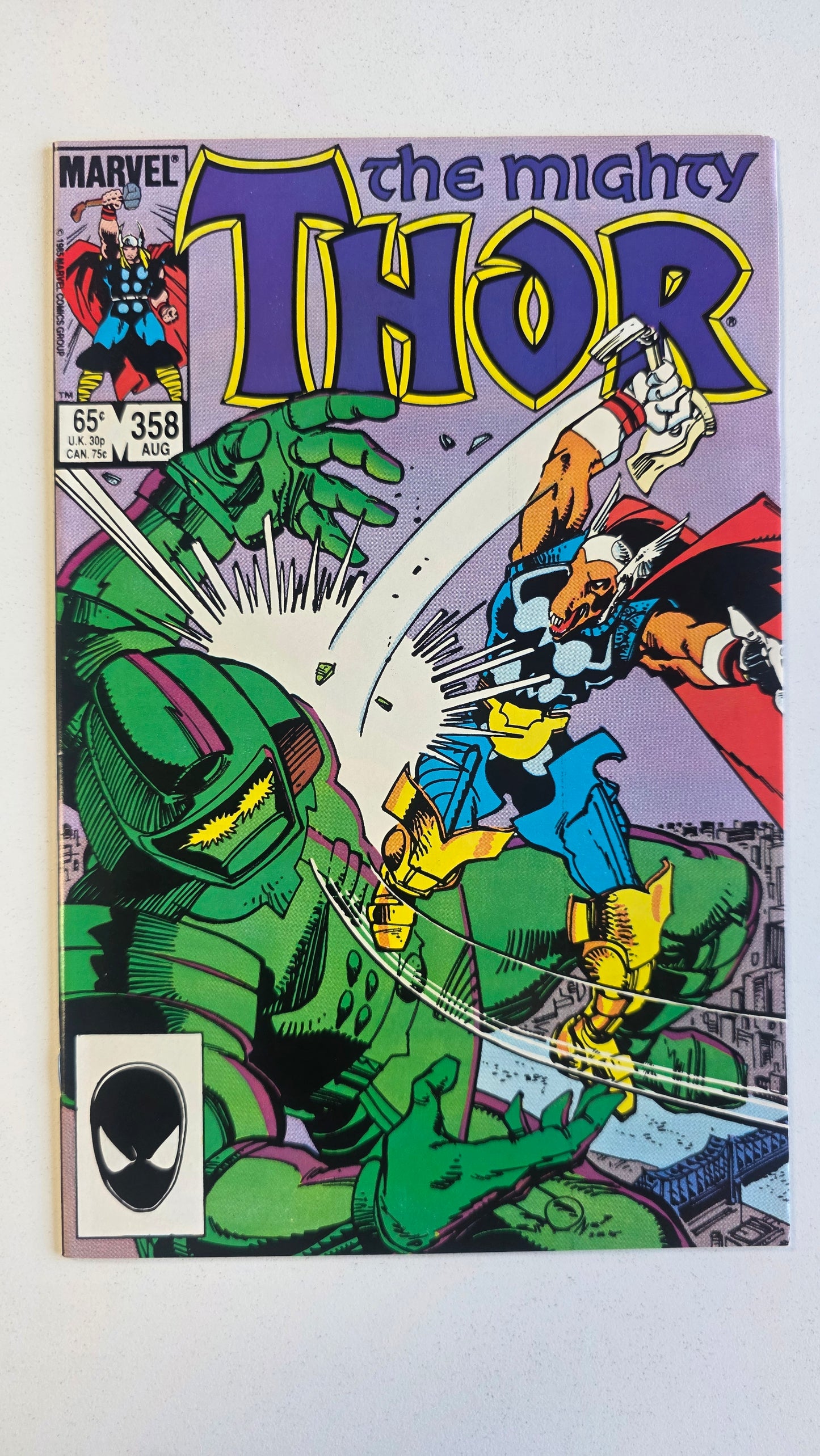 Thor (1966) #358 Beta Ray Bill Cover NM 9.4 Direct Edition
