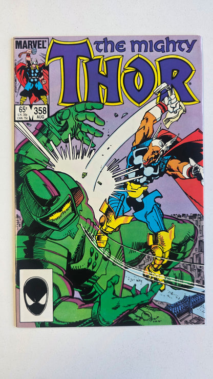 Thor (1966) #358 Beta Ray Bill Cover NM 9.4 Direct Edition