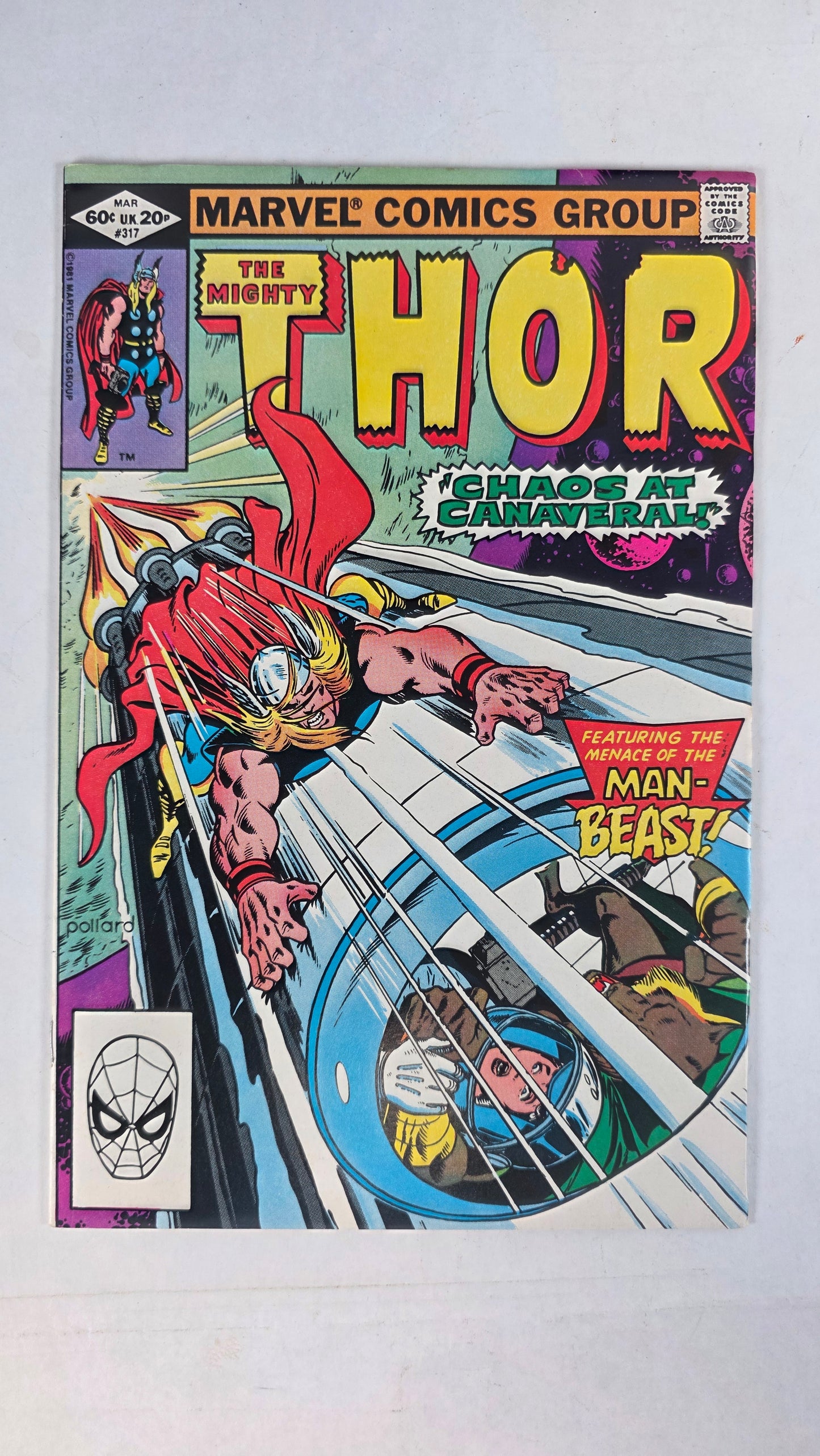 Thor (1966) #317 VF+ (8.5) Direct Edition Comic Book Man-Beast Appearance