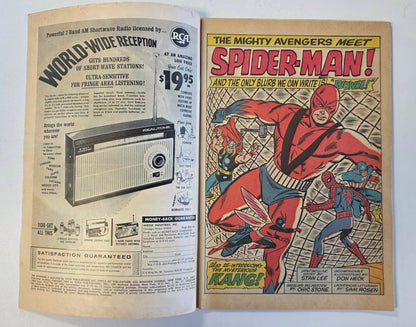 Avengers (1963) #11 "The Mighty Avengers Meet Spider-Man" 2nd appearance of Kang