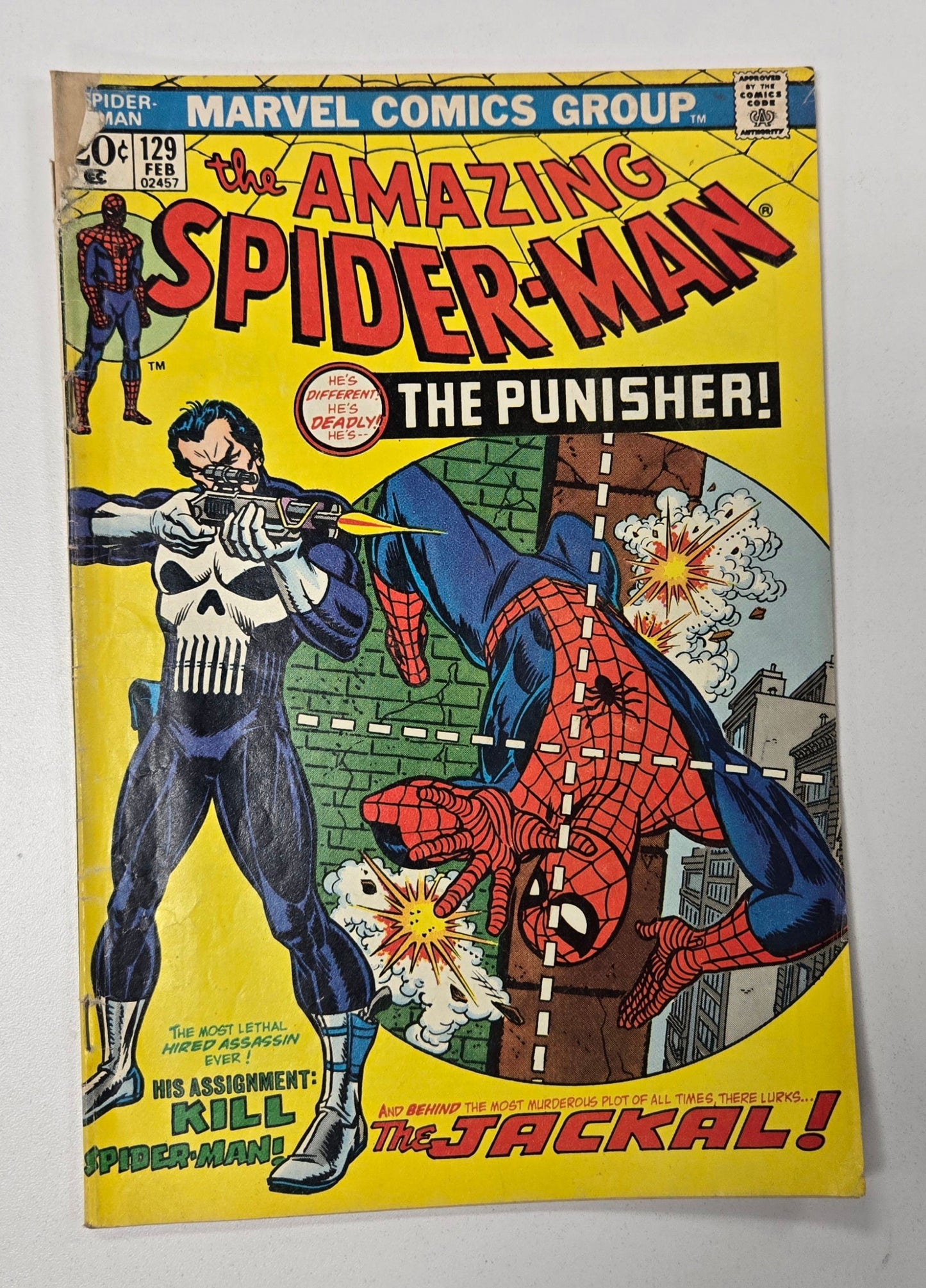 Amazing Spider-Man (1963) #129 G/VG-  1st appearance of The Punisher