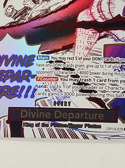Divine Departure (Alternate Art) - Carrying On His Will (OP13)