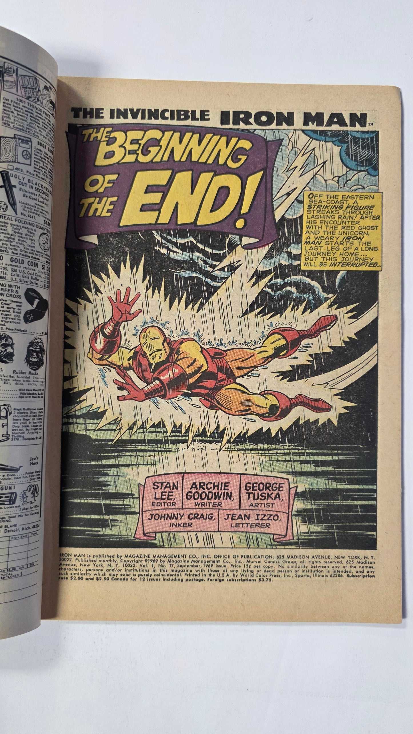 Iron Man (1968) #17 FN- 1st appearance of Madame Masque (Whitney Frost)