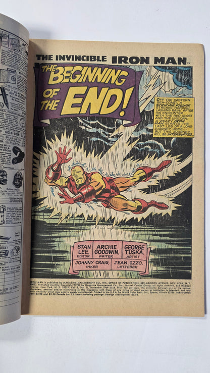 Iron Man (1968) #17 FN- 1st appearance of Madame Masque (Whitney Frost)