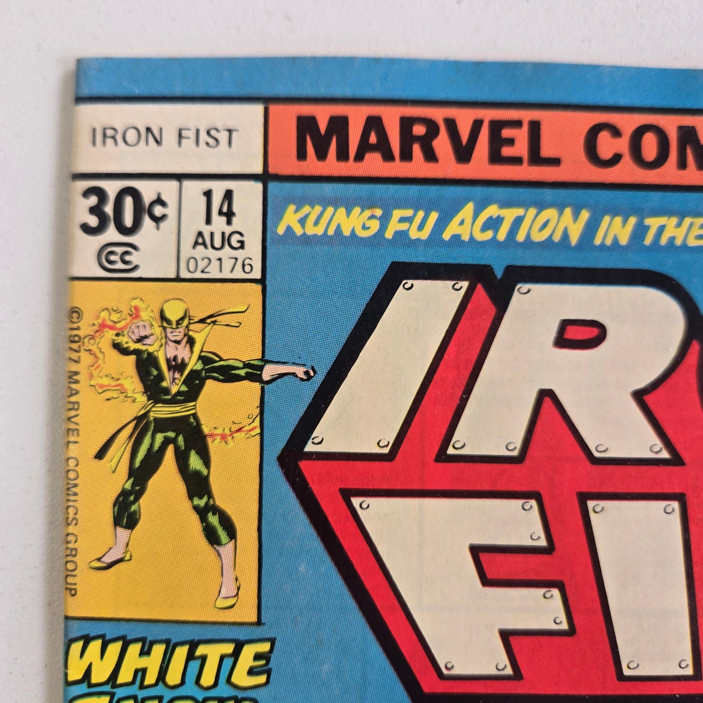 Iron Fist (1975) #014 VF - 1st app. Of Sabertooth Newsstand Edition