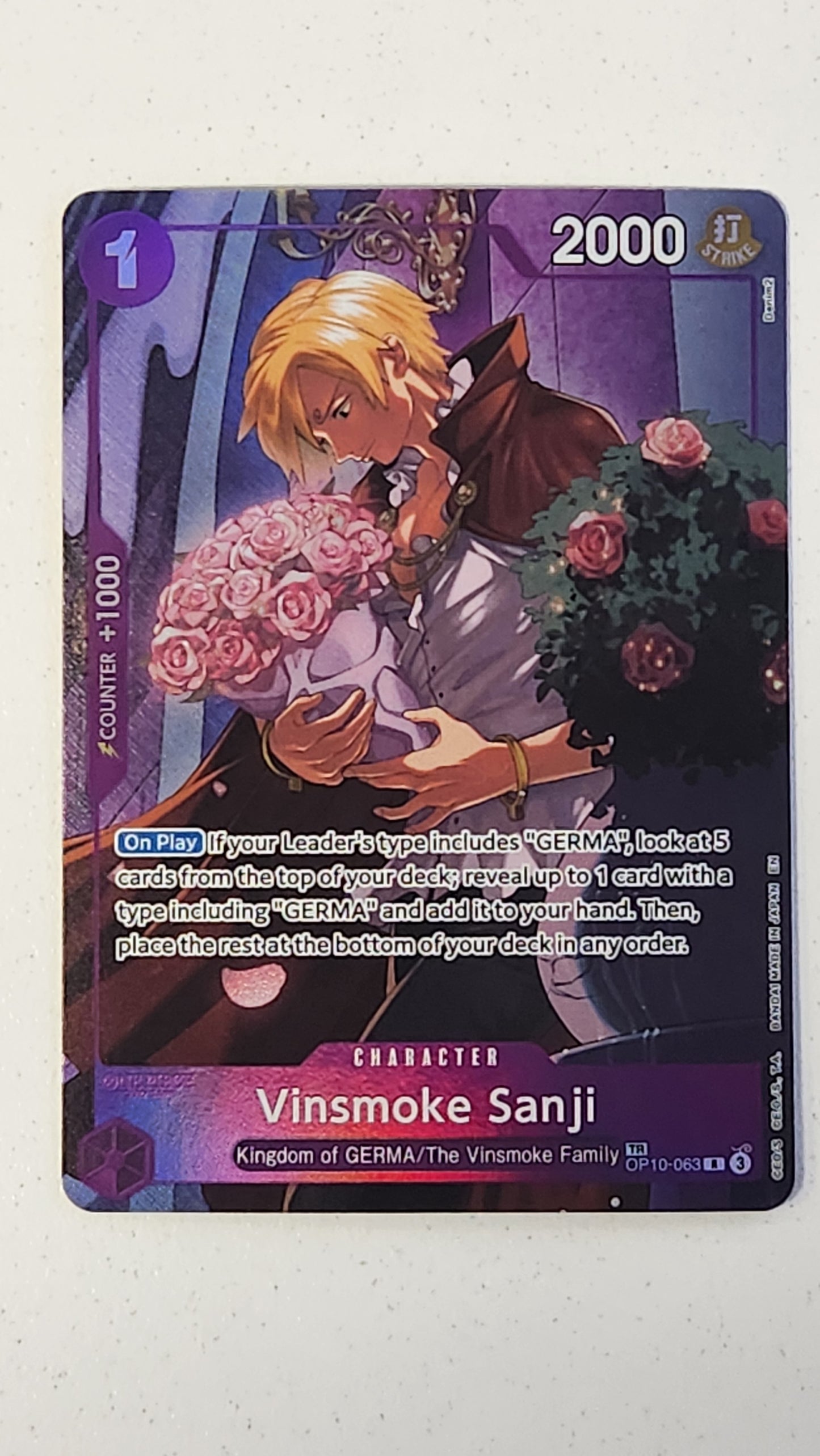 Vinsmoke Sanji (TR) - Legacy of the Master (OP12)