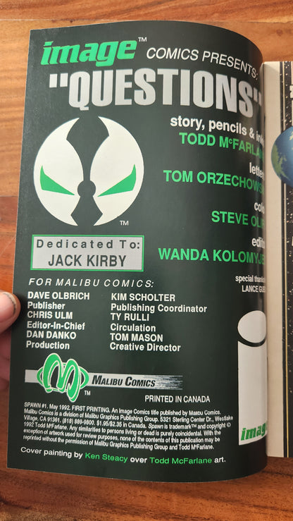 Spawn (1992) #01 NM 1st appearance of Spawn