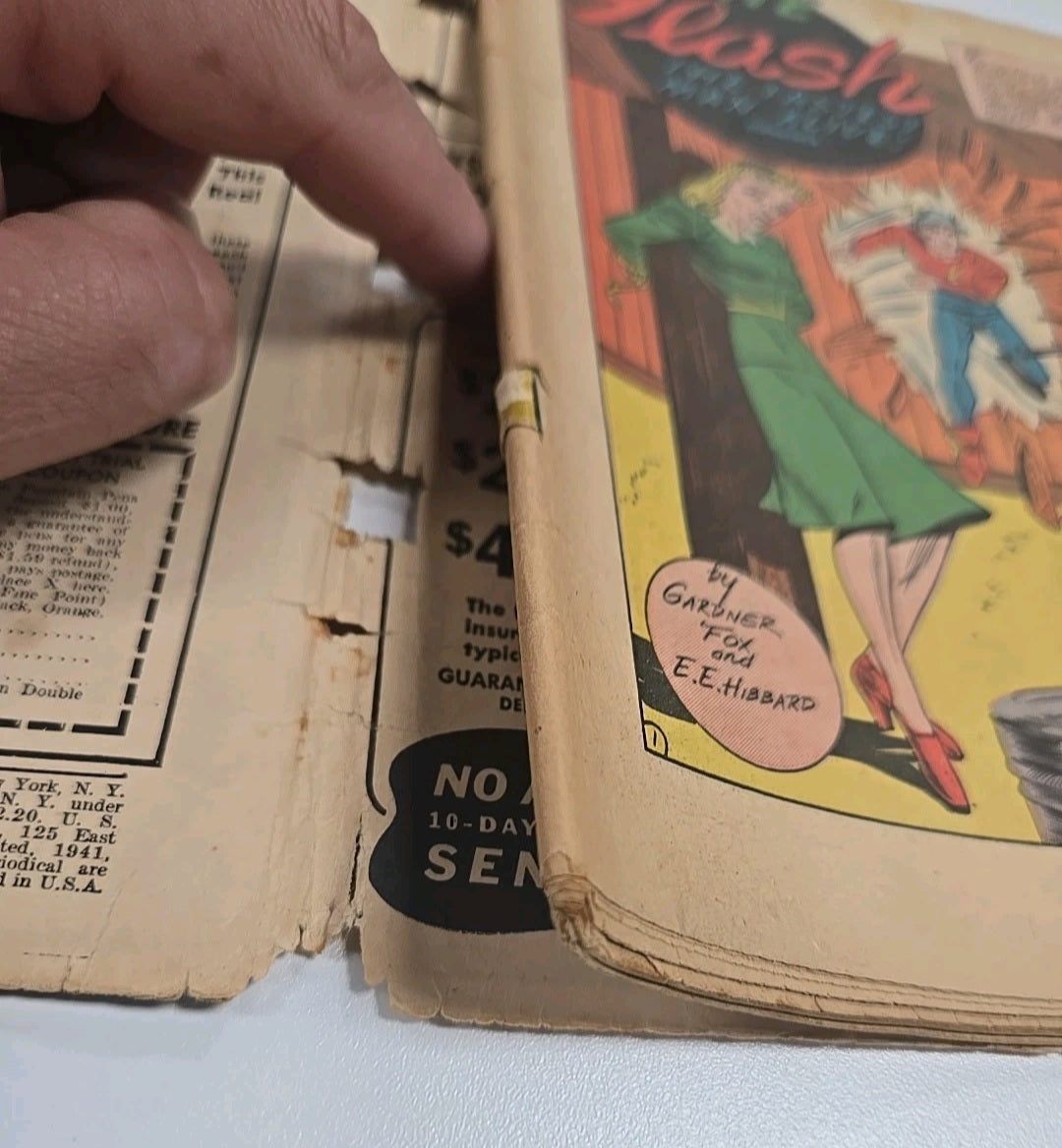 FLASH COMICS (1939) #025 PR/G