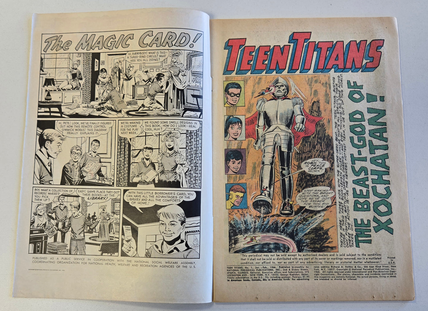 TEEN TITANS (1966) #01 FN+