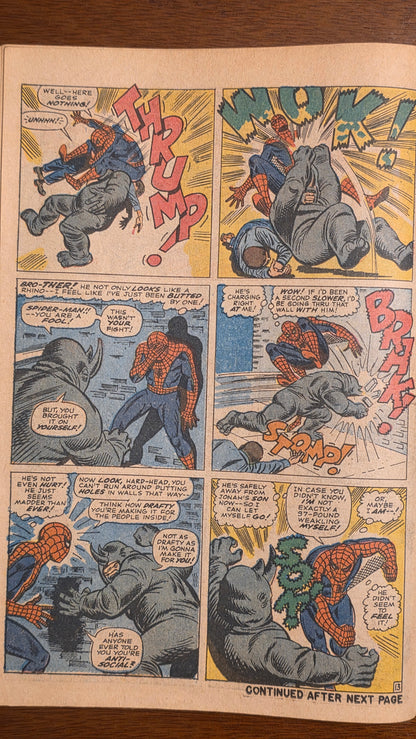 Amazing Spider-Man (1962) #041 1st Appearance of Rino
