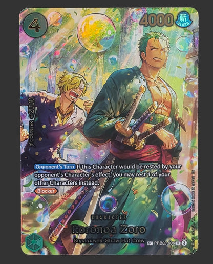Roronoa Zoro - PRB02-006 (SP) - The Azure Sea's Seven (OP14)