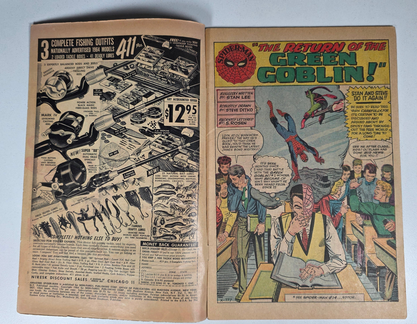 Amazing Spider-Man (1962) #17 "The Return of the Green Goblin" 2nd Appearance of Green Goblin