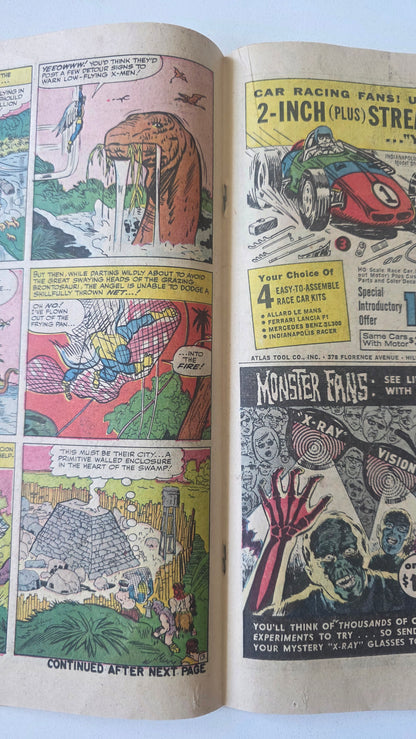 Uncanny X-Men (1963) #10 "The Coming of...Ka-Zar!" 1st Ka-Zar and Zabu in Silver Age, Intro of Savage Land