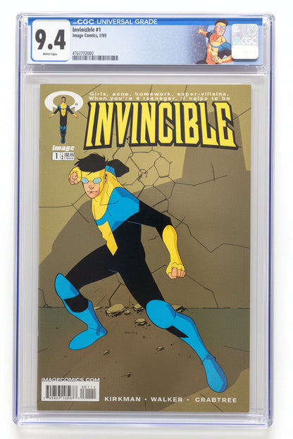 INVINCIBLE #1 CGC 9.4 1ST PRINT 2003