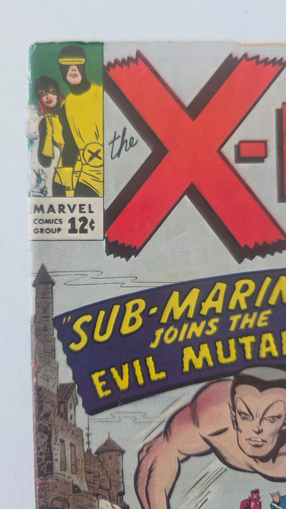 Uncanny X-Men (1963) #06 "Sub-Mariner Joins the Evil Mutants" Restoration on cover
