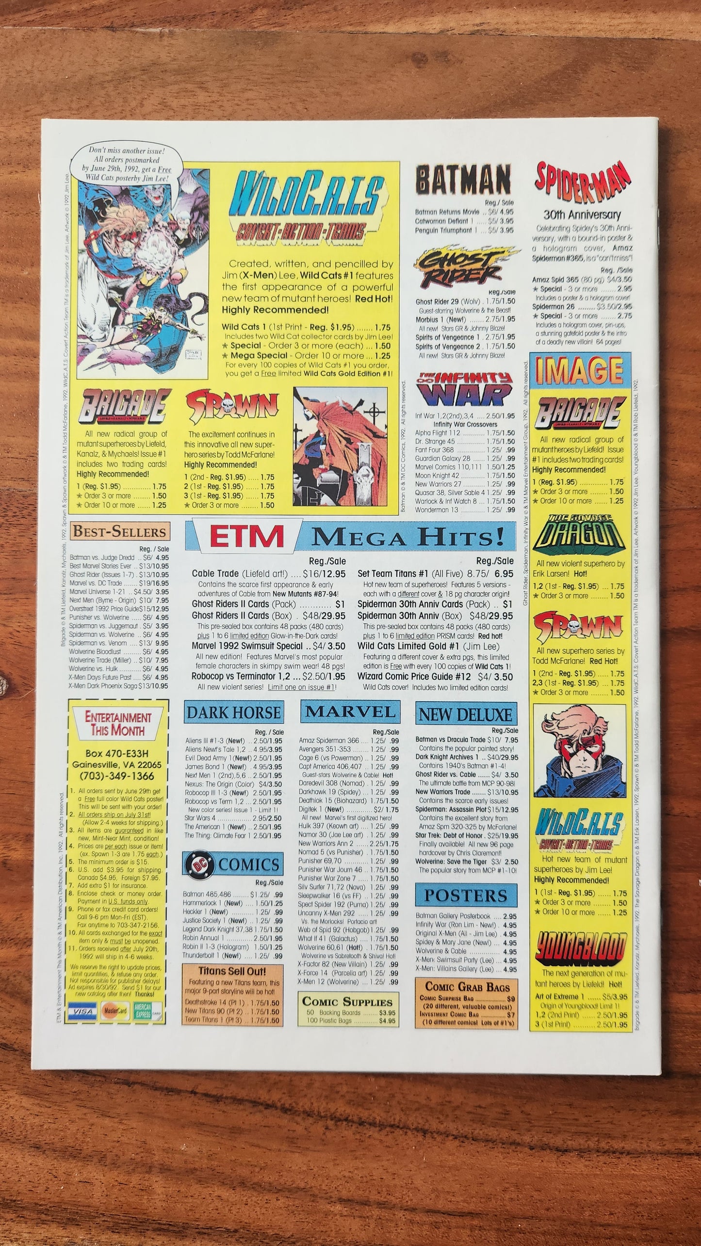 Spawn (1992) #01 VF 1st Appearance of Spawn