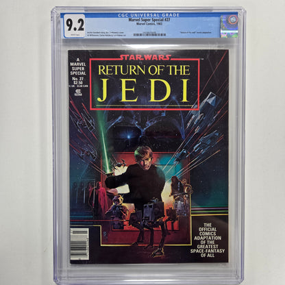 Marvel Super Special #27 - CGC 9.2