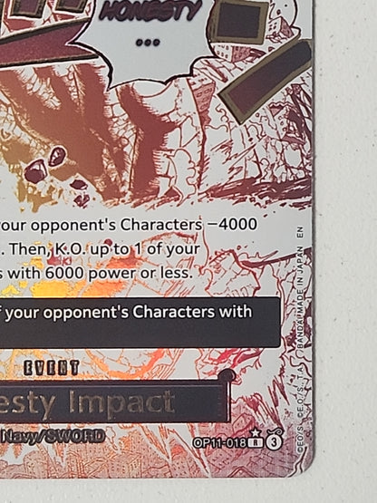 Honesty Impact (Alternate Art) - A Fist of Divine Speed (OP11)