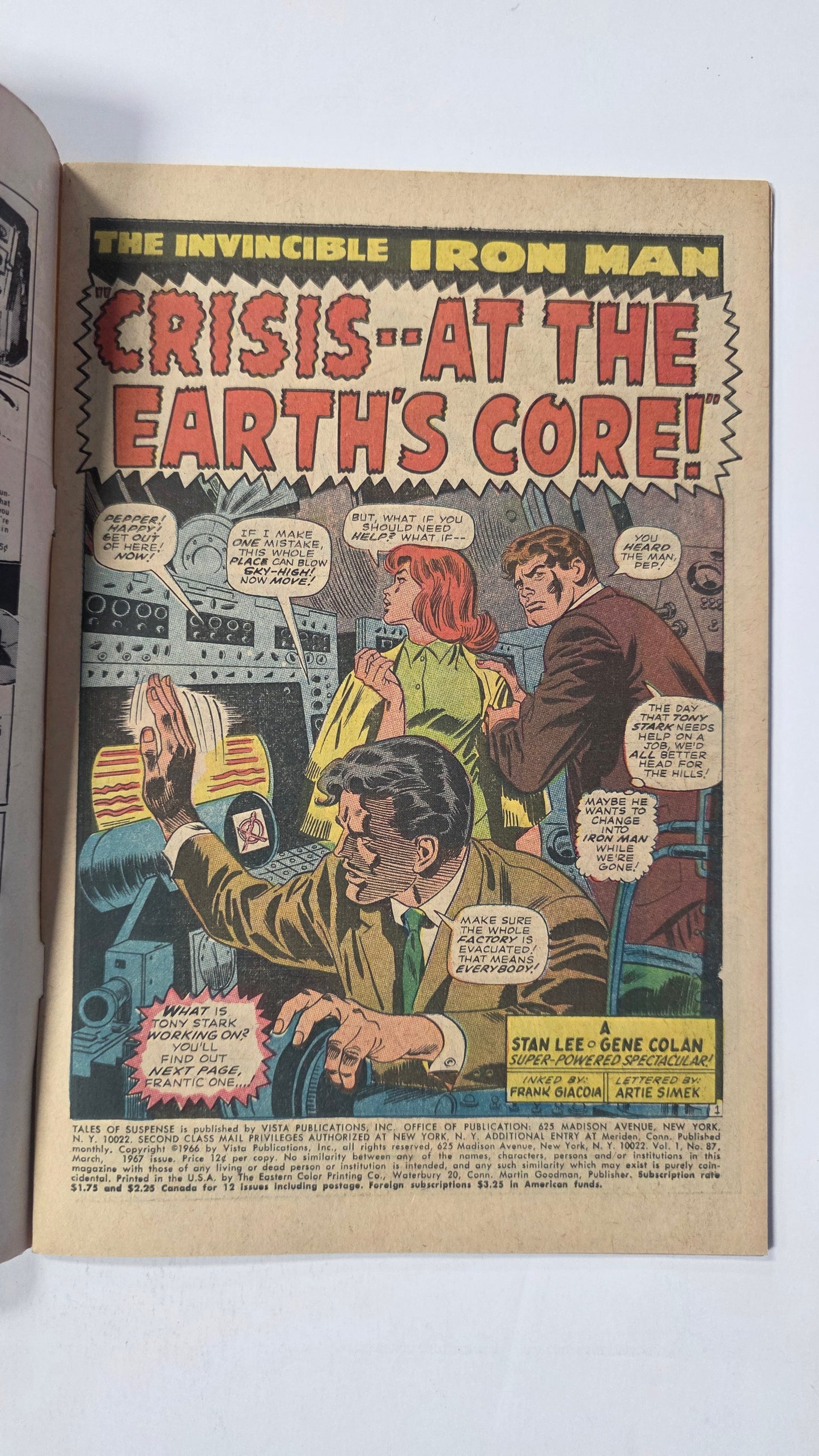 Tales of Suspense (1958) #87 FN/VF