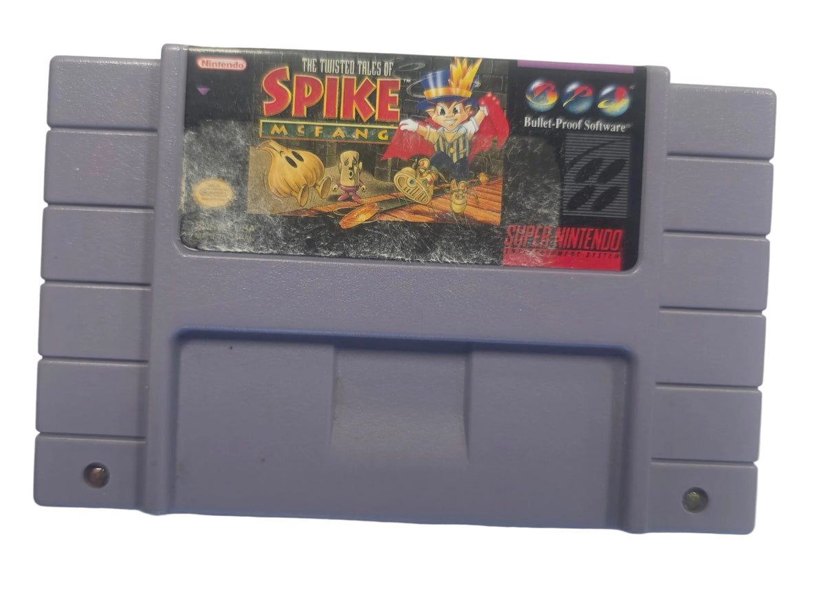 SNES THE TWISTED TALES OF SPIKE MCFANG - LOOSE