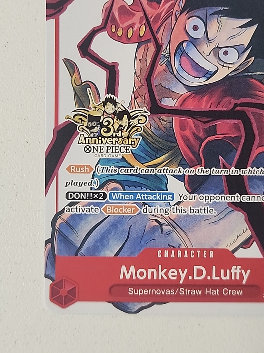 Monkey.D.Luffy - ST01-012 (3rd Anniversary Tournament 3 Brothers Pack) - Carrying On His Will: 3rd Anniversary Tournament Cards (OP13 ANN)