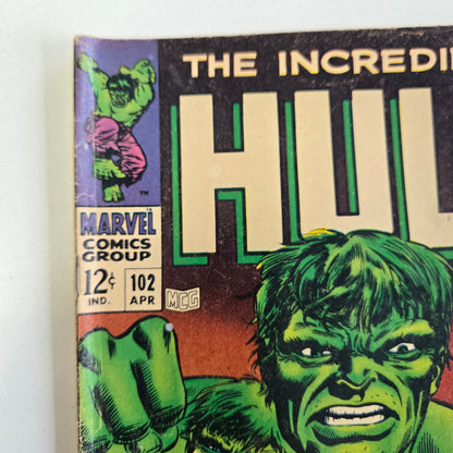 Incredible Hulk (1968) #102 - Big Premiere Issue VG/FN