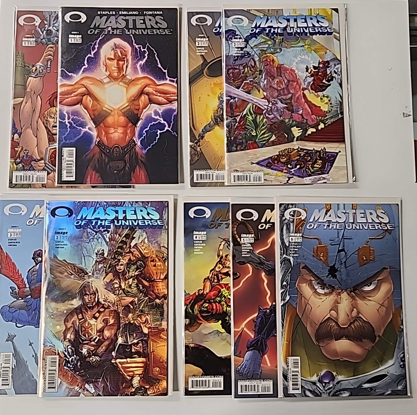 Masters Of The Universe Vol. 2 (2003) #1-6 + Variants Complete Set NM