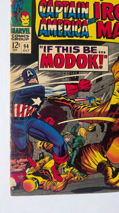 Tales of Suspense (1958) #94 VG+ (4.5) 1st full M.O.D.O.K. Comic Book