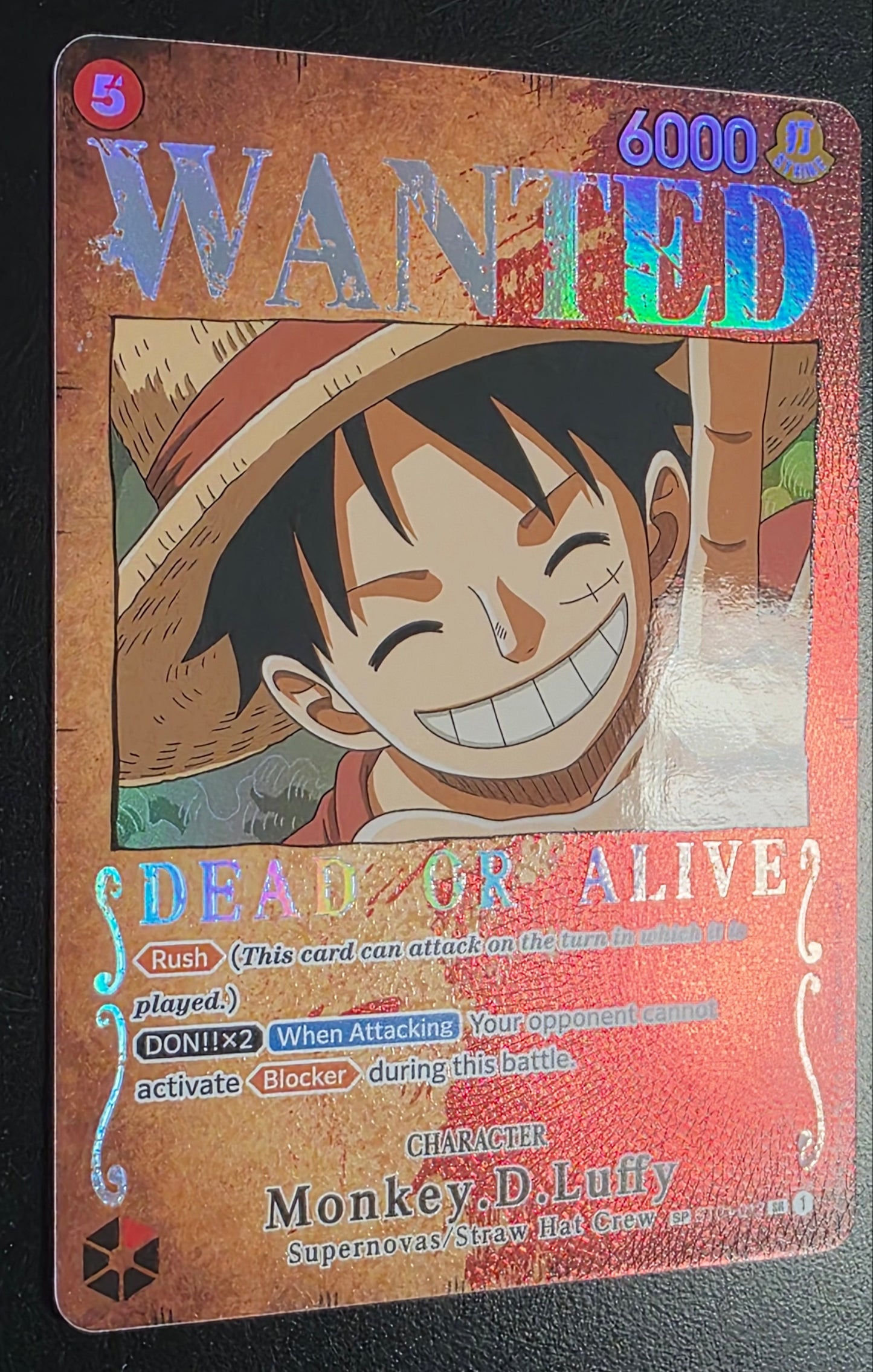 Monkey.D.Luffy (Wanted Poster) - Pillars of Strength (OP03)